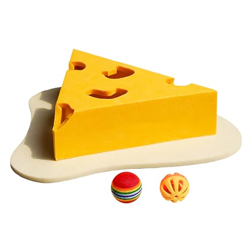 Cat Scratching Board, Pet Kitten Scratching Pads with Cheese Design, Wear Resistant Interactive Cat Scratcher Toys for Small, Medium and Large Kittens, 9.84 x 10.24 x 11.22 inches Cat Scratching Board, Pet Kitten Scratching Pads with Cheese Design, Wear Resistant Interactive Cat Scratcher Toys for Small, Medium and Large Kittens, 9.84 x 10.24 x 11.22 inches von Generisch