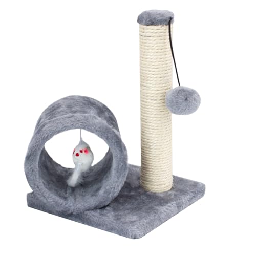 Cat Scratching Post, Sisal Kitten Scratch Pillar, Elevated Interactive Tower for Climbing, Exercise, Burrowing, Stress Relieves, Indoor Pet Activity and Play Furniture Cat Scratching Post, Sisal Kitten Scratch Pillar, Elevated Interactive Tower for Climbing, Exercise, Burrowing, Stress Relieves, Indoor Pet Activity and Play Furniture von Generisch
