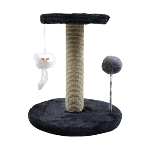 Cat Tree Tower, Cat Scratching Toy, Scratching Post for Cats, Feather Spring Ball Cat Toy, Pet Activity Tree, Kittens Scratching Tower, Cat Activity Tree Indoor, Cat Trees And Towers, Cat Post with von Generisch