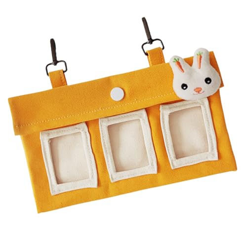 Chinchilla Heuraufe - Futterbeutel Für Kleintiere - Canvas Futterbeutel Für Kaninchen Und Meerschweinchen Käfigzubehör Für Zuhause Chinchilla Heuraufe - Futterbeutel Für Kleintiere - Canvas Futterbeutel Für Kaninchen Und Meerschweinchen Käfigzubehör Für Zuhause von Generisch