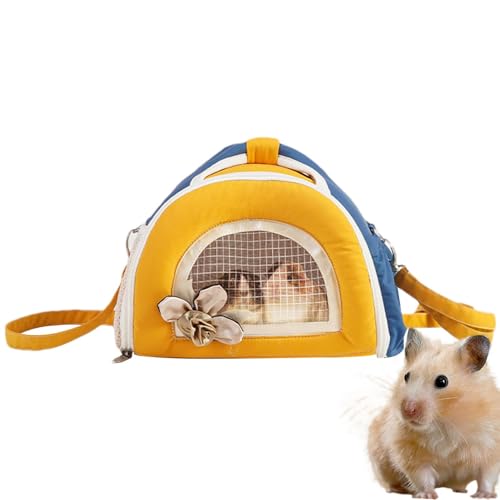 Chinchilla Reisetasche, Tragetasche für Kleintiere, tragbare Tragetasche für Kleintiere, Hamster, Chinchilla, ausgehende Reise-Tier-Tragetasche für Kaninchen, Rennmäuse, Igel, Zuckergleiter von Generisch