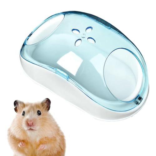 Chinchilla-Staub-Badehaus,Chinchilla-Badehaus | Sichtbarer transparenter Sandkasten staubdicht,Multifunktionales Badehaus, großes Hamster-Badezimmer für draußen, Zuhause, Tierhandlung, drinnen von Generisch