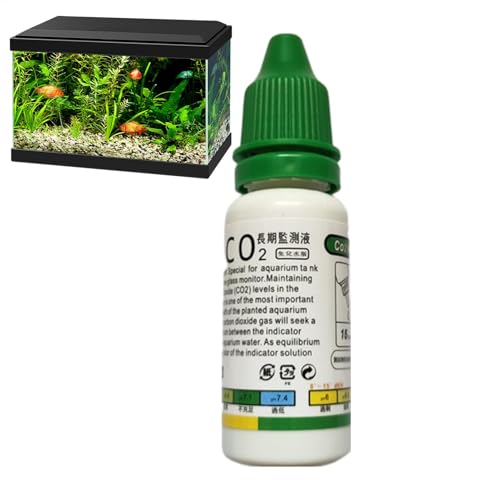 Co2 Glass Drop Checker Kit, Functional Aquarium Co2 Kit, Quickest Co2 Drop Checker, Aquarium Fish Tank Kohlendioxid PH Checker, für CO2-System von Generisch