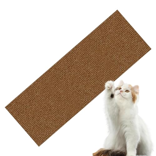 Climbing Cat Scratcher, Scratch Pad Pro, Trimmbarer Teppich Matte Pad Katzenkratzbretter, Selbstklebend Kratzmatte Katze, Katzen Kratzwand, Katzenkratzbretter von Generisch