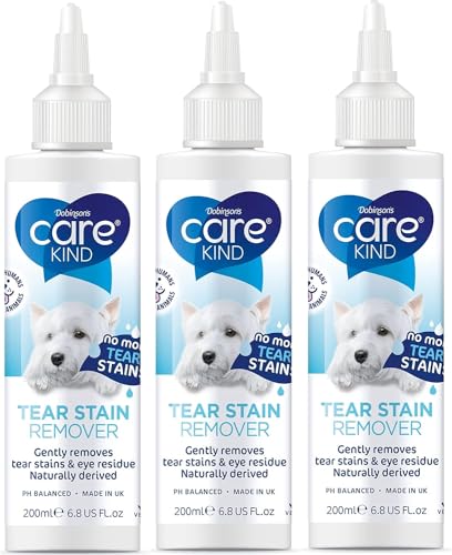 Dobinsons CARE KIND Hunde-Tränenfleckenentferner, entfernt sanft, 200 ml, 3 Stück von Generisch