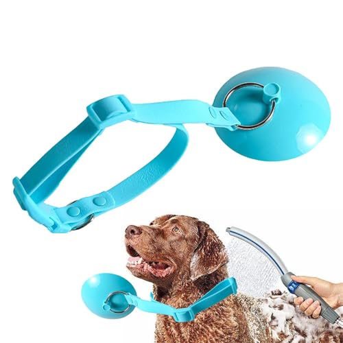 Dog Bathing Tether, Pet Leash With Suction Cups, Dog Grooming Noose, Adjustable Collar Tether, Safety Washing Restraint, Shower Pet Leash, Dog Bathing Restraint, Grooming Tether for Dogs von Generisch