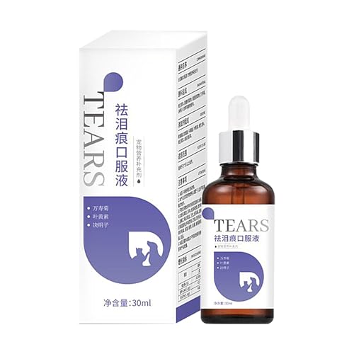 Dog Eye Drops, Tear Stain Remover For Dogs, Dog Tear Stain Remover, Cat Tear Stain Remover, Multi Purpose Pet Eye Drops Dog Eye Drops, Natural Tear Stain Reducer Tear Stain Remover Solution For Pets von Generisch