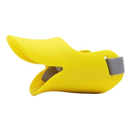 Dog Muzles - Duck Mouth Anti-Biting Silicone Dog Muzle | Duck Shape Dog Mouth Guard | Anti-Biting Muzzle for Dogs | Mouth Cover with Safety Clasp for a Variety of Dog Breeds and Sizes von Generisch