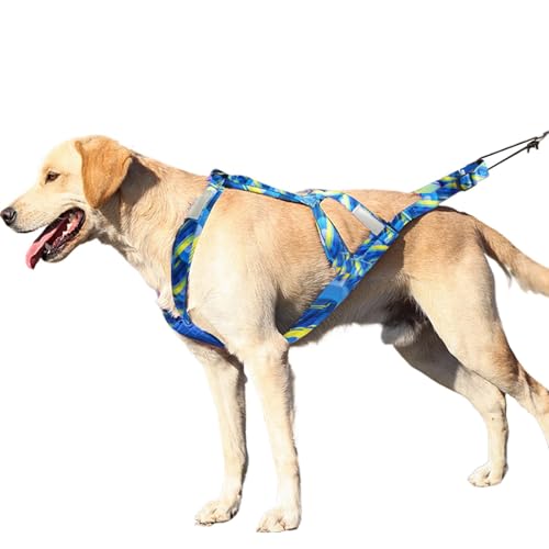 Dog Pulling Harness | Dog Sled Pulling Harness | Dog Weight Pulling Harness | Adjustable Dog Chest Harness Reflective Dog Harness | Outdoor Dog Rope Flexible Dog Rope for Sledding Outdoor Walking von Generisch