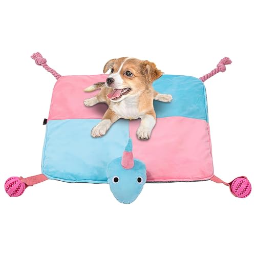 Dog Sniffing Mat, Colorful Bunny Feeding Pad, Interactive Slow Feeder for Dogs and Puppies, Engaging Training Activity Mat, Food Dispensing Snuffle with Pull Rope and Leaking Ball Dog Sniffing Mat, Colorful Bunny Feeding Pad, Interactive Slow Feeder for Dogs and Puppies, Engaging Training Activity Mat, Food Dispensing Snuffle with Pull Rope and Leaking Ball von Generisch