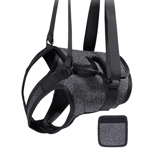Dog Support Sling, Adjustable Dog Harness, Dog Stair Helper, Breathable Dog Harness, Dog Sling Carrier, Rehabilitation Assistive Belt for Old Disabled Dogs S, M, L, XL, Gray Dog Support Sling, Adjustable Dog Harness, Dog Stair Helper, Breathable Dog Harness, Dog Sling Carrier, Rehabilitation Assistive Belt for Old Disabled Dogs S, M, L, XL, Gray von Generisch