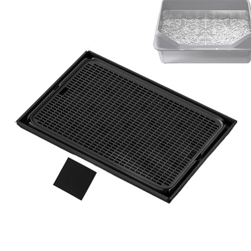 Double Layer Cat Litters Box Mats, Cats Litter Mat Double Layers, 16.54x11.22x0.79 inches Non-Slip Waterproof Urine-Proof Floor Pad for All Breed Indoor Outdoor Use Double Layer Cat Litters Box Mats, Cats Litter Mat Double Layers, 16.54x11.22x0.79 inches Non-Slip Waterproof Urine-Proof Floor Pad for All Breed Indoor Outdoor Use von Generisch