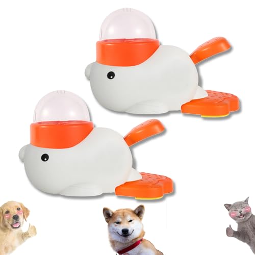 Duck Treat Dispenser, Duck Dog Treat Dispenser, Fun Treats Dispensers for Dogs, 2-in-1 Interactive Dog Puzzle Toy & Slow Feeder (Mix*A) von Generisch