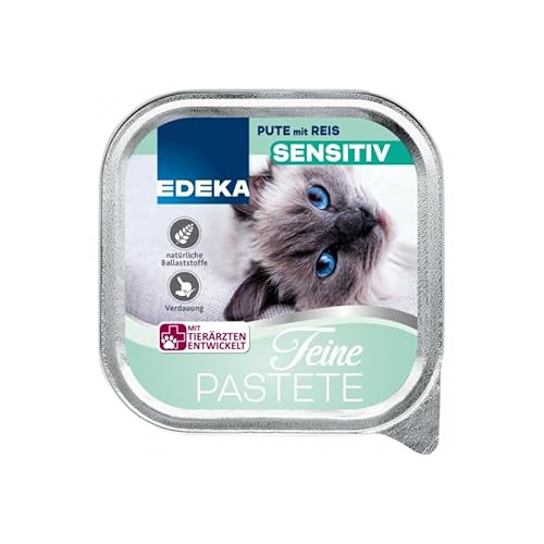 Feine Happen Sensitive mit Pute und Reis 32 * 100g nassfutter katzenfutter Multipack von Generisch