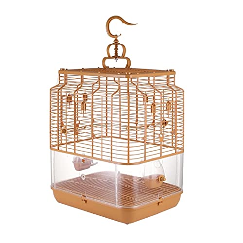 Eckvogelkäfig, Vogelkäfig mit Ständer, Vogelkäfige Kreatives Luxus-Vogelhaus 38 cm großer Platz Großer Vogelkäfig für Aras Wasserdichter Vogelkäfig aus Acryl mit doppeltem Verwe von Generisch