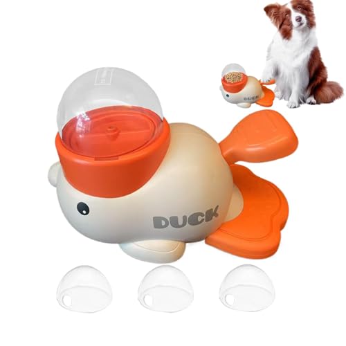 Entenform Hund Slow Feeder Spielzeug Für Haustier, Entenform Interaktive Futterspender, Hundespielzeug Intelligenz, 2 In 1 Slow Feeder Hund Intelligenzspielzeug, Langsam Feeder Intelligenz Spielzeug von Generisch