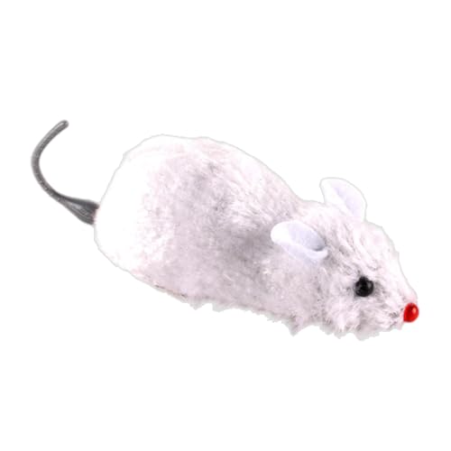Falsche Mäuse, bewegte Mäusekatze Spielzeug | Fake Toy Mäuse aufwinden | Realistische interaktive Simulation Doll Running Trick Play Pet Supplies für große kleine Rassen Falsche Mäuse, bewegte Mäusekatze Spielzeug | Fake Toy Mäuse aufwinden | Realistische interaktive Simulation Doll Running Trick Play Pet Supplies für große kleine Rassen von Generisch
