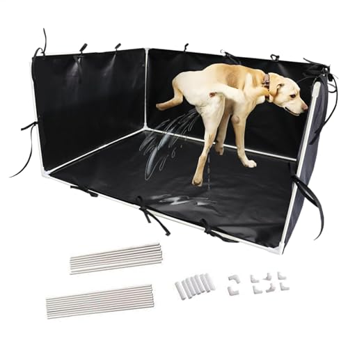 Faltbarer Trainingspadhalter – Urinierpad-Halter – Welpen-Pee Pads | Großer Hund | Reisefreundliches Tablett | Hund erhöhten Kanten | Wiederverwendbares Haustier von Generisch