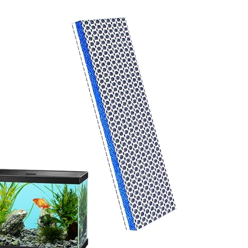 Filtermedien-Pad, Aquarium-Schwammfilter - Aquarium-Filterpad,6D verdickter Baumwollschwammfilter, Recycling-Aquariumzubehör kann auf die meisten Filter für Aquariumfilter zugeschnitten werden von Generisch