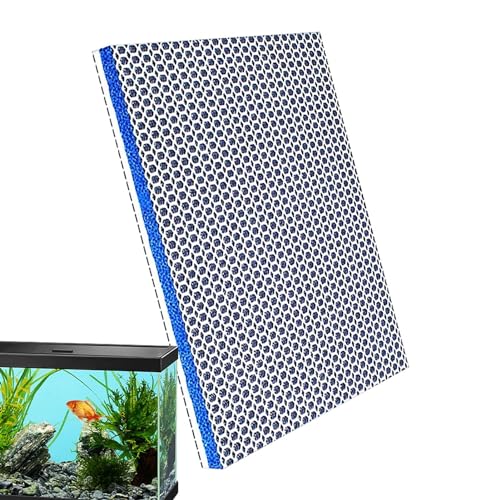 Filtermedien-Pad, Aquarium-Schwammfilter | Aquatic Experts Aquarium-Filterseide | Filternde Filterwatte 6D, Baumwoll-Cut-to-Fit-Filtermedien, verdickter Schwamm für verbessertes Recycling im Aquarium von Generisch