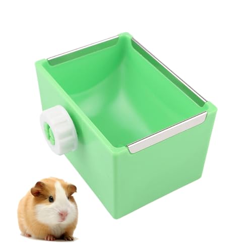 Futterschale für Hamster – Futterspender für Haustiere | Crucolette und Wasserschüsseln, Hamster-Wasserflasche mit Halterung, Futternapf für Haustiere von Generisch