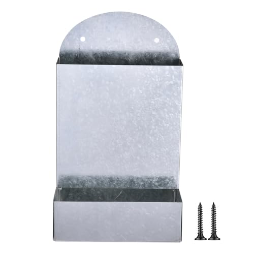Futterspender für Hühnerkreide, tragbarer automatischer Futterspender aus Metall, 15 x 9,9 x 25,9 cm, für mehrere Vögel mit minimalem Abfall, großes Stallzubehör zum Füttern von Hühnern, und Futterspender für Hühnerkreide, tragbarer automatischer Futterspender aus Metall, 15 x 9,9 x 25,9 cm, für mehrere Vögel mit minimalem Abfall, großes Stallzubehör zum Füttern von Hühnern, und von Generisch