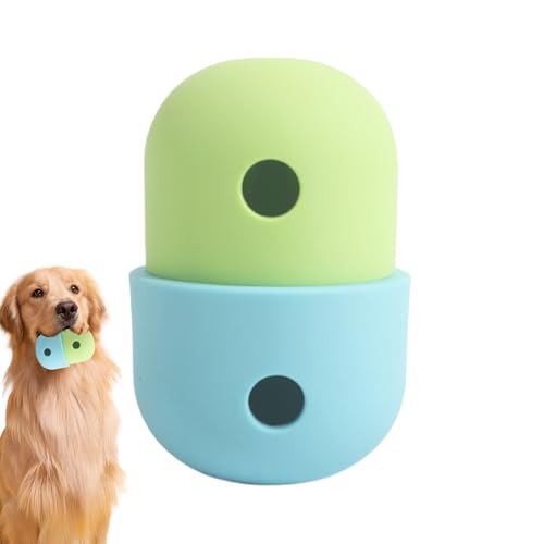 Futterspenderspielzeug für Hunde, bissfester Hundekau-Futterspender, Ball, kaubarer Welpe, langsames Füttern, Puzzle-Spielzeug für mittelgroße kleine, große Welpen Futterspenderspielzeug für Hunde, bissfester Hundekau-Futterspender, Ball, kaubarer Welpe, langsames Füttern, Puzzle-Spielzeug für mittelgroße kleine, große Welpen von Generisch