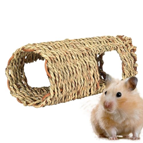 Generic Hamster-Tunnelspielzeug – geräumiges Nest für Haustiere, gewebter Tunnel für den Innenbereich, für kleine Tiere, Aktivitätszentrum für Niederländische, Meerschweinchen, Chinchillas von Generisch