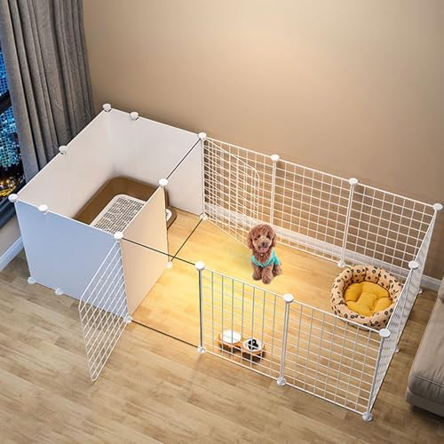 Generic Hundegehege für den Innenbereich, Katzenkäfig, Kaninchenstall, Metall, Haustier-Laufstall, Katzen-Übungsstall, Käfig, Hundehütte, faltbar, für Meerschweinchen, Kaninchen, Rennmäuse, Welpen Generic Hundegehege für den Innenbereich, Katzenkäfig, Kaninchenstall, Metall, Haustier-Laufstall, Katzen-Übungsstall, Käfig, Hundehütte, faltbar, für Meerschweinchen, Kaninchen, Rennmäuse, Welpen von Generisch