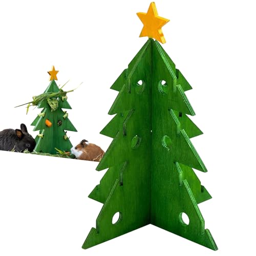 Generico Meerschweinchen Heu Tür 'Weihnachtsbaum - Fütterungsspielzeug Für Kaninchen - Spielzeug Zur Tierreicherung Generico Meerschweinchen Heu Tür 'Weihnachtsbaum - Fütterungsspielzeug Für Kaninchen - Spielzeug Zur Tierreicherung von Generisch