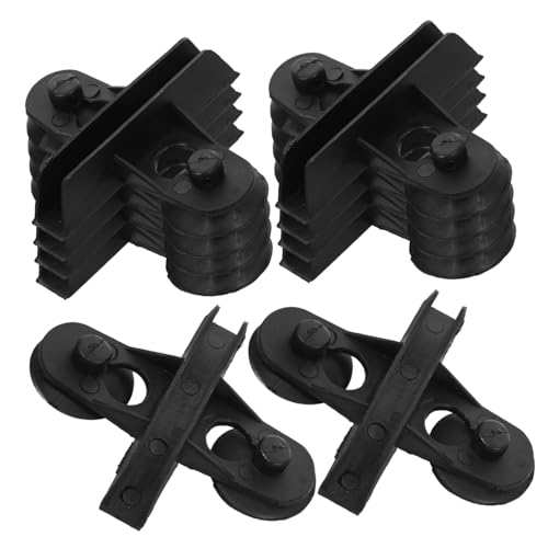 Generisch 10 Stück Aquarium-trennclip Aquarium-saugnapf-Clip Saugnäpfe Für Aquarien Für Schläuche Saugnäpfe Für Aquarienheizungen Halter Für Aquariumglasabdeckung Fischbecher Black Abs von Generisch