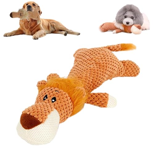 Generisch 2025 Wowpetsmart Invincible Chewanimals, Wowpetsmart Chew Animal, Wowpetsmart for Heavy Chewers, Wowpetsmart Dog Chew Toys, Dog Indestructible Toys for Heavy Chewers (Lion) von Generisch