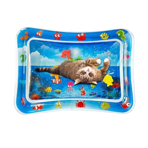 Generisch Cat Water Bed Play Mat, Dog Cooling Water Pad Toy, Sensory Interactive Pet, Sturdy Leakproof Design, Engaging Exercise & Enrichment Activity, Indoor & Outdoor Generisch Cat Water Bed Play Mat, Dog Cooling Water Pad Toy, Sensory Interactive Pet, Sturdy Leakproof Design, Engaging Exercise & Enrichment Activity, Indoor & Outdoor von Generisch