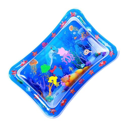 Generisch Cat Water Mat, Interactive Pet Cooling Pad, Thickened Marine-Themed Toy, Soft Comfortable Play, 8.66x7.87x0.39 Inches Engaging Activity Mat, Ideal for Small Pet Animals von Generisch