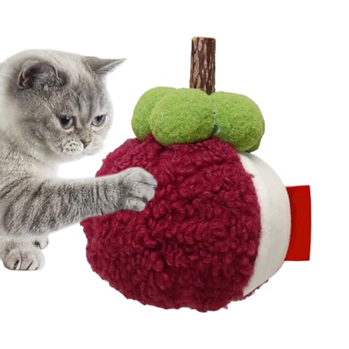 Generisch Catnip Toys, Soft Plush Kitten Bite Toy, 3.94x3.15x3.15 inches Interactive Fun Toy, Pet Simulation Stuffed Fruit for Teeth Cleaning, Reduce Boredom, Exercise, Excite, Chewing Generisch Catnip Toys, Soft Plush Kitten Bite Toy, 3.94x3.15x3.15 inches Interactive Fun Toy, Pet Simulation Stuffed Fruit for Teeth Cleaning, Reduce Boredom, Exercise, Excite, Chewing von Generisch