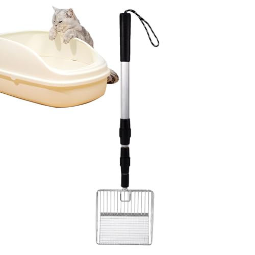 Generisch Chicken Poop Scooper - Heavy -Duty Coop Scoop, Chicken Coop Cleaning Rake | Dehnbarer Hühnermüllschaufel, Katzenstreu -Schaufel, Wurf -Seitschaufel für Hühnerpapierziegenstall stabil von Generisch