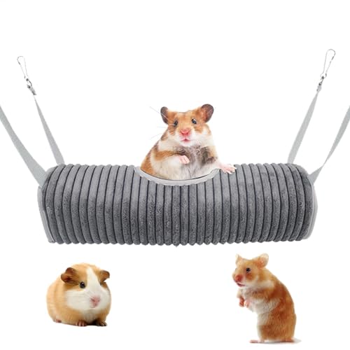 Generisch Frettchen-Hängematte für Käfig, Hamster-Hängemattenbett | Hamsterhöhlen-Hängematte,Kleines Haustierhöhlenbett mit Haken und Seilen für Frettchen, Hamster, Eichhörnchen, Chinchillas von Generisch