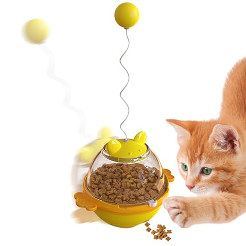Generisch Futterautomat Katzen Spielzeug | Interaktives Katzen Puzzle Spielgerät,Interaktiver Futterspender Haustier Zubehör Für Zuhause Garten Balkon Zimmer Generisch Futterautomat Katzen Spielzeug | Interaktives Katzen Puzzle Spielgerät,Interaktiver Futterspender Haustier Zubehör Für Zuhause Garten Balkon Zimmer von Generisch