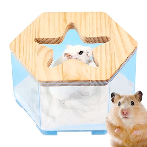 Generisch Hamster Badehaus | Transparente Hamstertoilette - Multifunktionales Rennmauszubehör mit Wiederverwendbarer Tierpflege für Alltagsnutzung und Reisen Generisch Hamster Badehaus | Transparente Hamstertoilette - Multifunktionales Rennmauszubehör mit Wiederverwendbarer Tierpflege für Alltagsnutzung und Reisen von Generisch