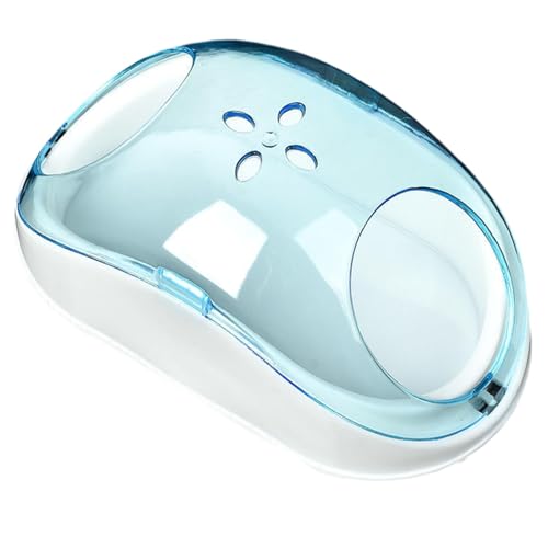 Generisch Hamster-Badewanne, Chinchilla-Staub-Badehaus | Staubdichte, transparente, sichtbare Hamstertoilette - Tragbare Badewanne, großes multifunktionales Hamsterbad für Chinchilla-Staubbad von Generisch