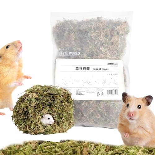 Generisch Hamster Bedding Moss, Soft Moss Habitat, Hamster Bedding, Odor Control Moss, Dwarf Hamster Bedding, Syrian Hamster Moss, Small Animal Bedding, Gerbil Bedding Moss, Reptile Moss for Hamsters von Generisch