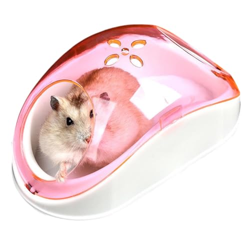 Generisch Hamster-Sand-Badebox, Hamster-Badewanne | Staubdichte, sichtbare Chinchilla-Katzentoilette - Tragbares multifunktionales großes Badehaus für Hamster, für drinnen und draußen, Tierhandlung von Generisch