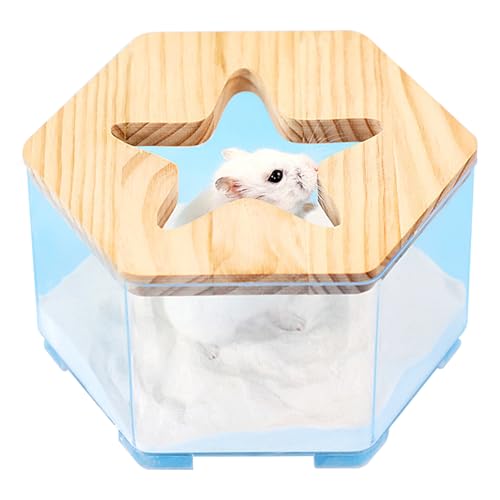 Generisch Hamster Sandbad-Toilette | Durchsichtiger Buddelbereich Mit Sandbad - Multifunktionale Nagetierzubehör für Kleintiere, Tägliche Hygiene & Unterwegsnutzung Generisch Hamster Sandbad-Toilette | Durchsichtiger Buddelbereich Mit Sandbad - Multifunktionale Nagetierzubehör für Kleintiere, Tägliche Hygiene & Unterwegsnutzung von Generisch