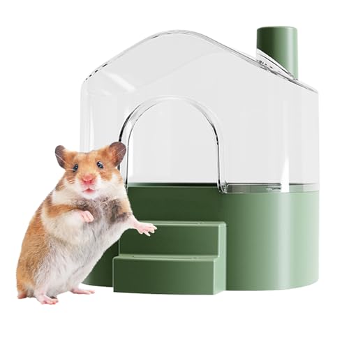 Generisch Hamster Toilette - Transparentes Großes Hamster Sandbad | Tiergehege-Dekoration Zum Baden Reinigen Spielen Erkunden Schlafen Für Lemminge Und Rennmäuse Generisch Hamster Toilette - Transparentes Großes Hamster Sandbad | Tiergehege-Dekoration Zum Baden Reinigen Spielen Erkunden Schlafen Für Lemminge Und Rennmäuse von Generisch