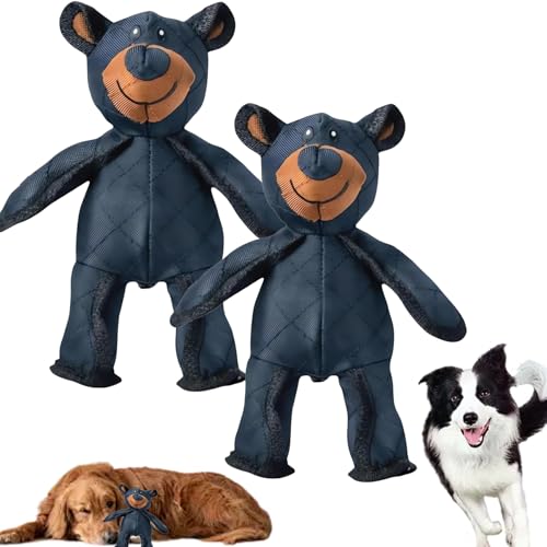 Generisch Indestructible Bear, Unbreaka Bear, 2025 New Indestructible Bear Dog Toy, Unbreakable Bear, Indestructa Bear for Large Dogs, Triple-Layer Durability and Built-In Squeaker (2pcs) von Generisch