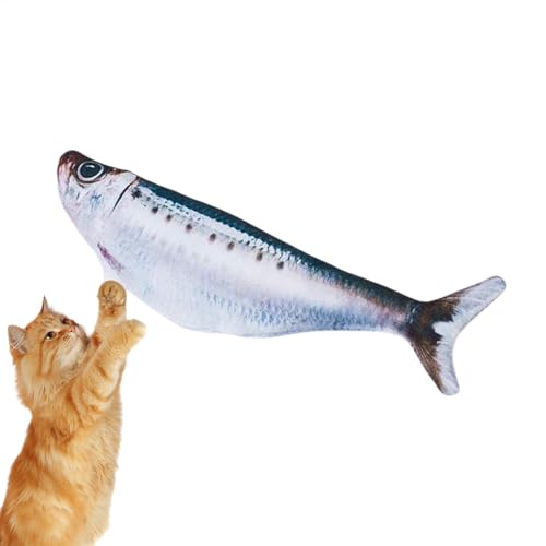 Generisch Interactive Cat Toys for Indoor, Smart Automatic Fish Toy, Electric Fun Interaction, Boredom Buster, Exercise Solution for All Breeds, Engaging Pet Activity, 7.28x1.57x0.79 inches von Generisch