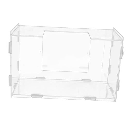 Generisch Kaninchen Heuraufe Hühnerfutter coop Schweine Schüssel Meerschweinchen Hamster Hasen Heuraufe Heuhalter für Nagetiere Futterrinne für Kaninchen Haushaltsfütterung Acryl Transparent von Generisch