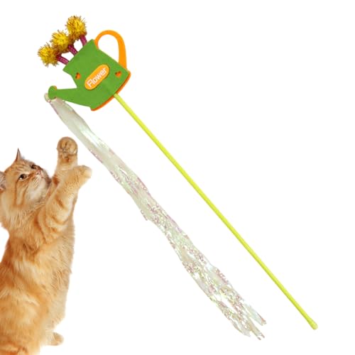 Generisch Katzenangel,Interaktive Quaste Spielangel Für Katzen - Interaktives Band Mit Langen Quasten Spielzeug Für Alle Rassen Generisch Katzenangel,Interaktive Quaste Spielangel Für Katzen - Interaktives Band Mit Langen Quasten Spielzeug Für Alle Rassen von Generisch