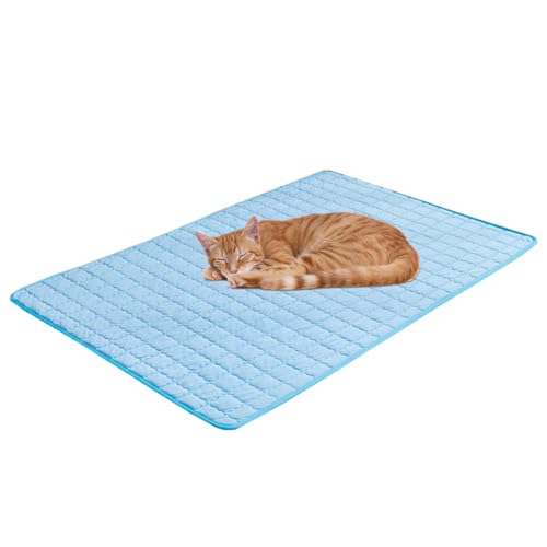 Generisch Kühlmatte Für Hunde | Katzenkühlkissen | wasserdichte Kühlunterlage 68x48 cm rutschfest Für Welpen Heißes Wetter Reise Drinnen Draußen Garten Transportbox Camping Generisch Kühlmatte Für Hunde | Katzenkühlkissen | wasserdichte Kühlunterlage 68x48 cm rutschfest Für Welpen Heißes Wetter Reise Drinnen Draußen Garten Transportbox Camping von Generisch
