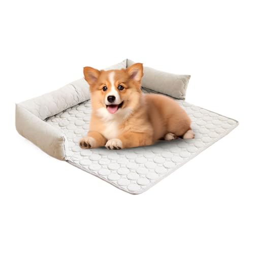 Generisch Kühlmatte Für Hunde | Schutzauflage Für Sofa Und Hundebett - Atmungsaktive Haustierdecke Mit Rutschfester Unterseite Für Drinnen Auto Transportbox Hundehöhle Generisch Kühlmatte Für Hunde | Schutzauflage Für Sofa Und Hundebett - Atmungsaktive Haustierdecke Mit Rutschfester Unterseite Für Drinnen Auto Transportbox Hundehöhle von Generisch